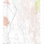 United States Geological Survey Blackrock, CA (1992, 24000-Scale) digital map