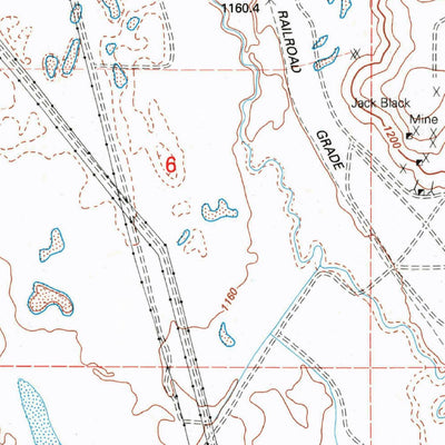 United States Geological Survey Blackrock, CA (1994, 24000-Scale) digital map