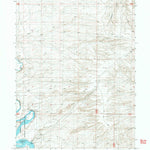 United States Geological Survey Blacks Fork Bridge, WY (1987, 24000-Scale) digital map