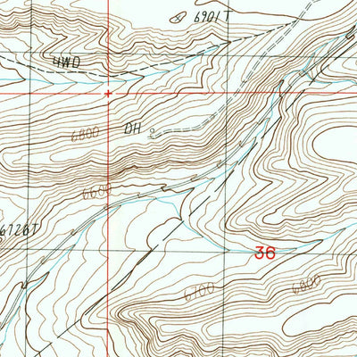 United States Geological Survey Blacks Fork Bridge, WY (1987, 24000-Scale) digital map