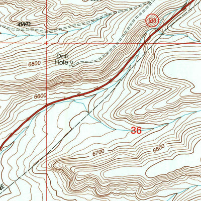 United States Geological Survey Blacks Fork Bridge, WY (1996, 24000-Scale) digital map
