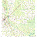 United States Geological Survey Blackshear East, GA (1971, 24000-Scale) digital map