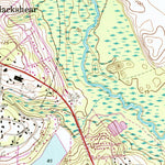 United States Geological Survey Blackshear East, GA (1971, 24000-Scale) digital map