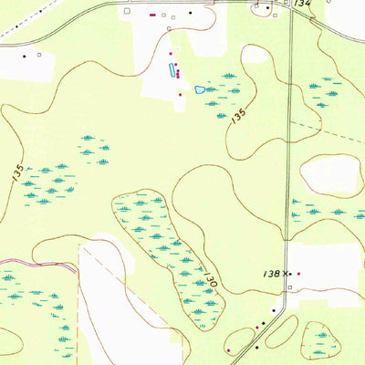 United States Geological Survey Blackshear West, GA (1971, 24000-Scale) digital map