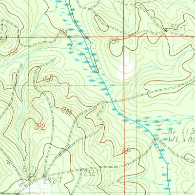 United States Geological Survey Blacksher, AL (1983, 24000-Scale) digital map