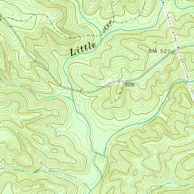 United States Geological Survey Blackstock, SC (1968, 24000-Scale) digital map