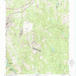 United States Geological Survey Blackstone East, VA (1966, 24000-Scale) digital map