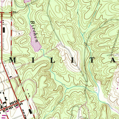 United States Geological Survey Blackstone East, VA (1966, 24000-Scale) digital map