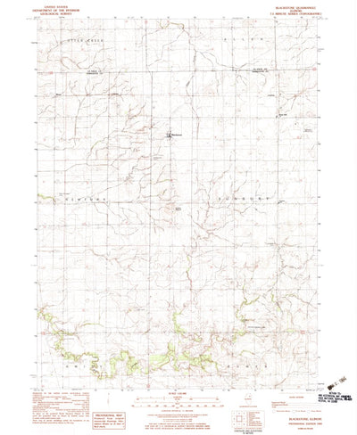 United States Geological Survey Blackstone, IL (1983, 24000-Scale) digital map