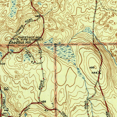 United States Geological Survey Blackstone, MA-RI (1944, 31680-Scale) digital map