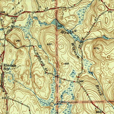 United States Geological Survey Blackstone, MA-RI (1944, 31680-Scale) digital map