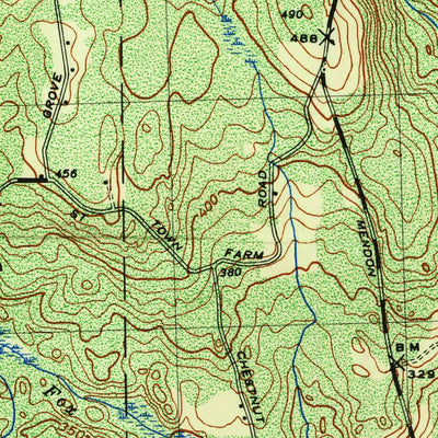 United States Geological Survey Blackstone, MA-RI (1948, 25000-Scale) digital map