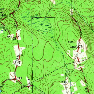 United States Geological Survey Blackstone, MA-RI (1953, 24000-Scale) digital map