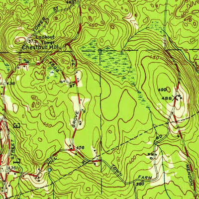 United States Geological Survey Blackstone, MA-RI (1953, 31680-Scale) digital map