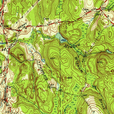 United States Geological Survey Blackstone, MA-RI (1953, 31680-Scale) digital map