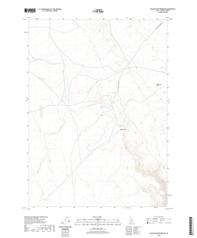 United States Geological Survey Blackstone Reservoir, ID (2020, 24000-Scale) digital map