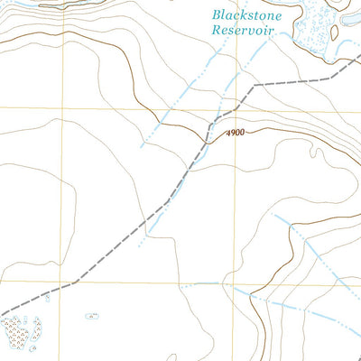 United States Geological Survey Blackstone Reservoir, ID (2020, 24000-Scale) digital map