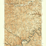 United States Geological Survey Blacksville, WV-PA (1923, 62500-Scale) digital map