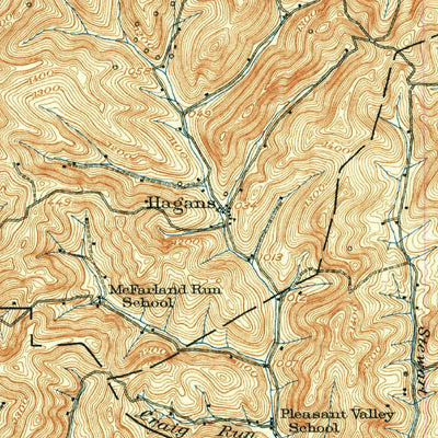 United States Geological Survey Blacksville, WV-PA (1923, 62500-Scale) digital map