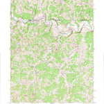 United States Geological Survey Blacksville, WV-PA (1958, 24000-Scale) digital map