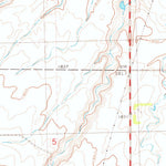 United States Geological Survey Blacktail Coulee, ND (1981, 24000-Scale) digital map
