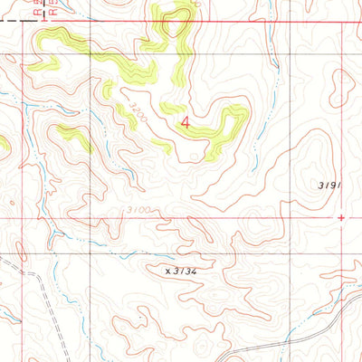 United States Geological Survey Blacktail Creek SW, MT (1979, 24000-Scale) digital map