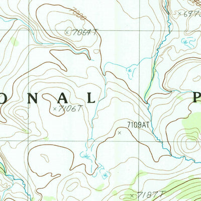United States Geological Survey Blacktail Deer Creek, WY-MT (1986, 24000-Scale) digital map