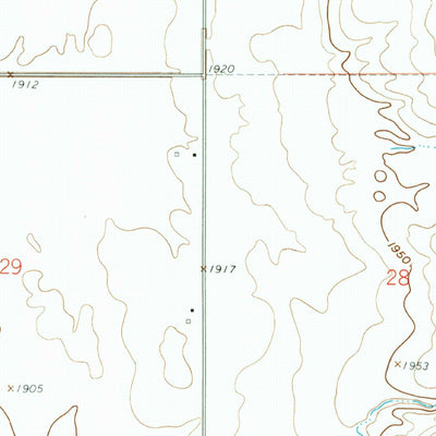 United States Geological Survey Blacktail Lake SE, ND (1959, 24000-Scale) digital map