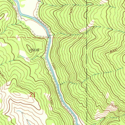 United States Geological Survey Blacktail Mountain, CO (1969, 24000-Scale) digital map