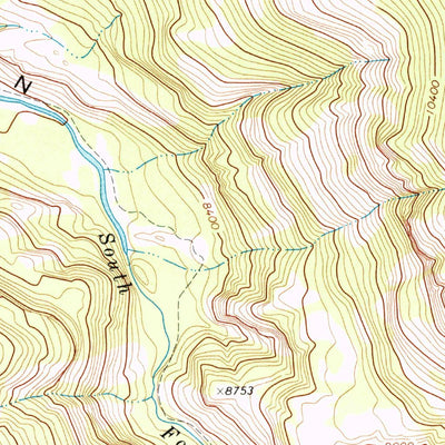 United States Geological Survey Blacktail Mountain, CO (1977, 24000-Scale) digital map