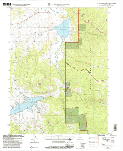 United States Geological Survey Blacktail Mountain, CO (2000, 24000-Scale) digital map