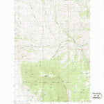 United States Geological Survey Blacktail Mountain, MT (1986, 24000-Scale) digital map