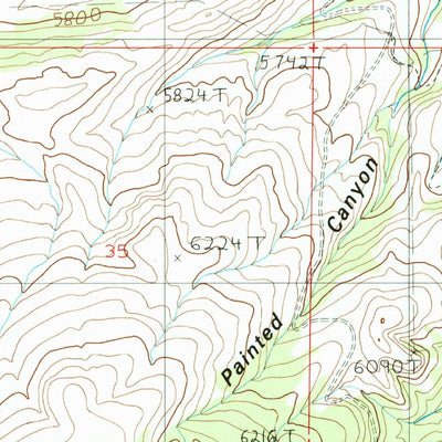United States Geological Survey Blacktail Mountain, MT (1986, 24000-Scale) digital map
