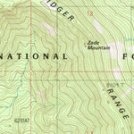 United States Geological Survey Blacktail Mountain, MT (1986, 24000-Scale) digital map
