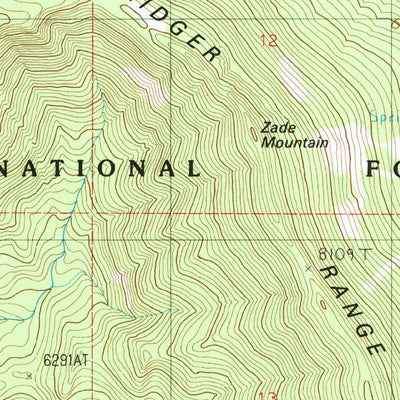 United States Geological Survey Blacktail Mountain, MT (1986, 24000-Scale) digital map