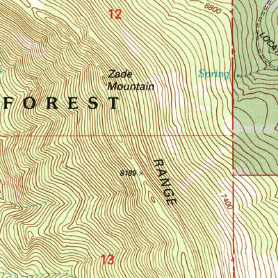 United States Geological Survey Blacktail Mountain, MT (2000, 24000-Scale) digital map