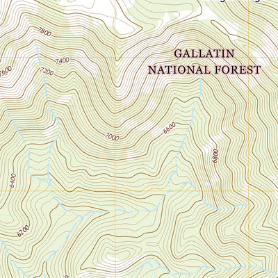 United States Geological Survey Blacktail Mountain, MT (2020, 24000-Scale) digital map