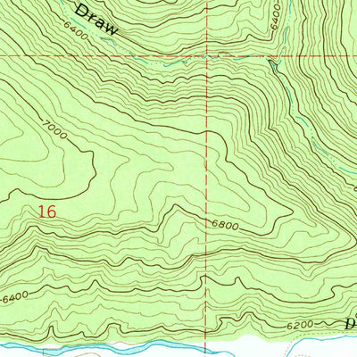 United States Geological Survey Blacktail Mountain, UT (1962, 24000-Scale) digital map