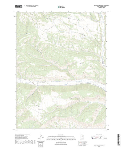 United States Geological Survey Blacktail Mountain, UT (2023, 24000-Scale) digital map