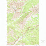 United States Geological Survey Blacktail, MT (1968, 24000-Scale) digital map