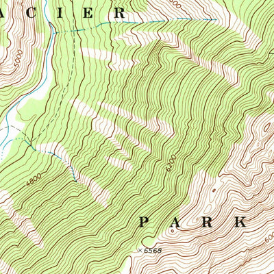 United States Geological Survey Blacktail, MT (1968, 24000-Scale) digital map