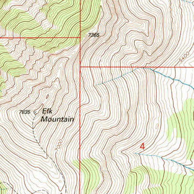 United States Geological Survey Blacktail, MT (1994, 24000-Scale) digital map