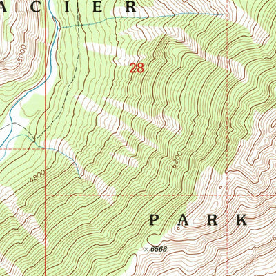 United States Geological Survey Blacktail, MT (1994, 24000-Scale) digital map