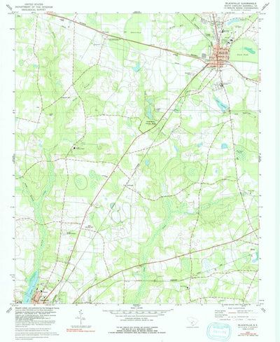 United States Geological Survey Blackville, SC (1979, 24000-Scale) digital map
