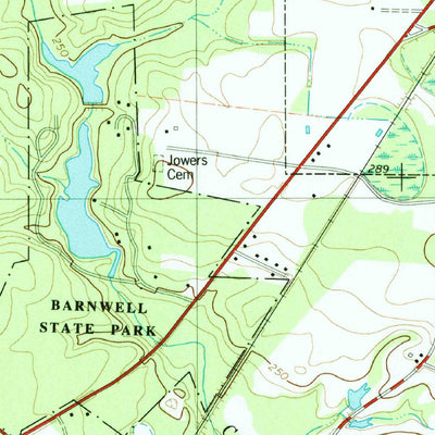 United States Geological Survey Blackville, SC (1979, 24000-Scale) digital map