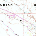 United States Geological Survey Blackwater, AZ (1966, 24000-Scale) digital map