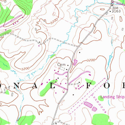 United States Geological Survey Blackwater Falls, WV (1968, 24000-Scale) digital map