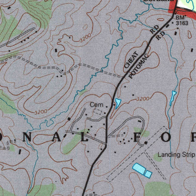 United States Geological Survey Blackwater Falls, WV (1995, 24000-Scale) digital map