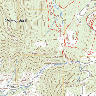 United States Geological Survey Blackwater Falls, WV (2023, 24000-Scale) digital map