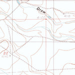 United States Geological Survey Blackwater Hill, NM (1988, 24000-Scale) digital map